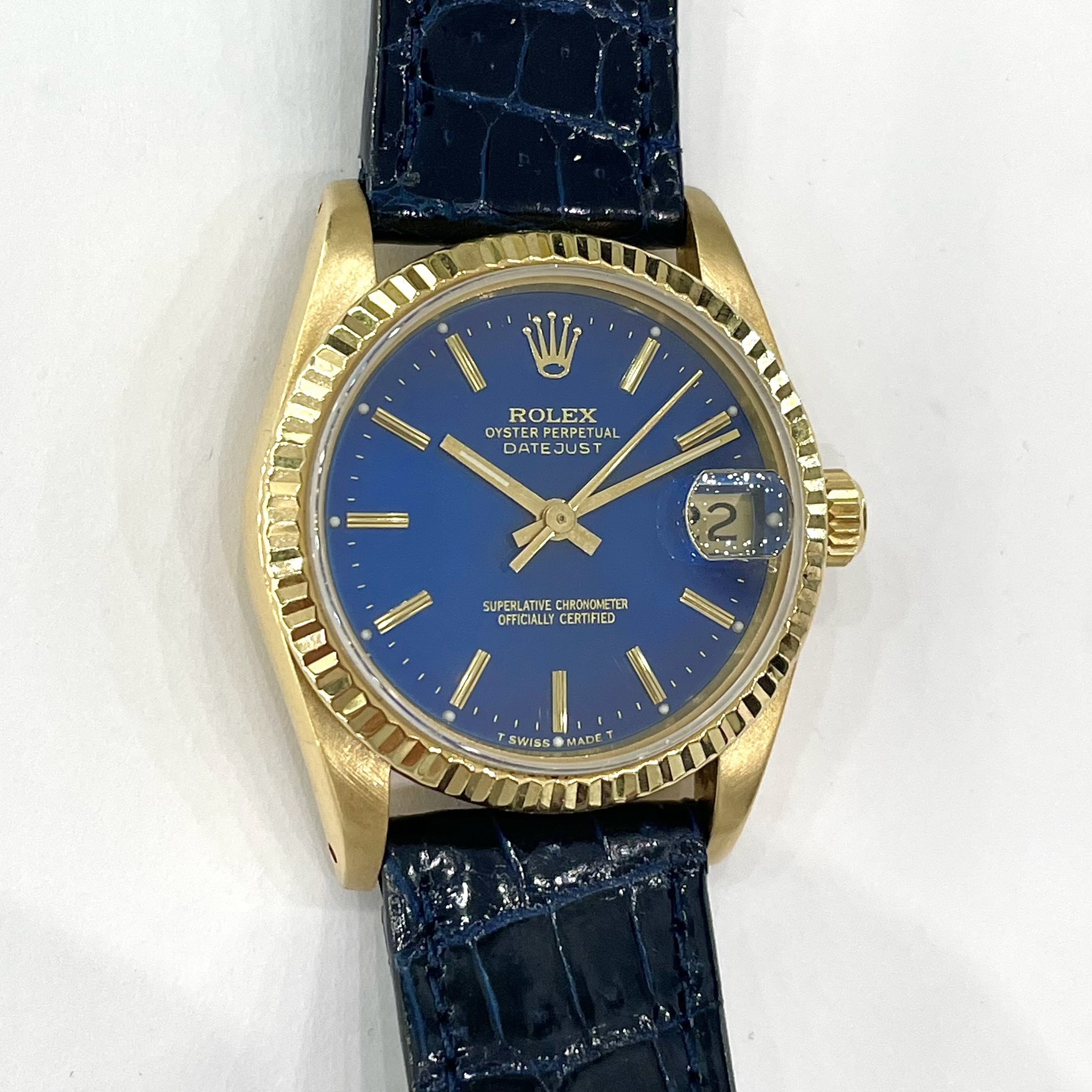 Rolex Oyster Perpetual Datejust. Oro 18 ct. Dama - Imagen 5