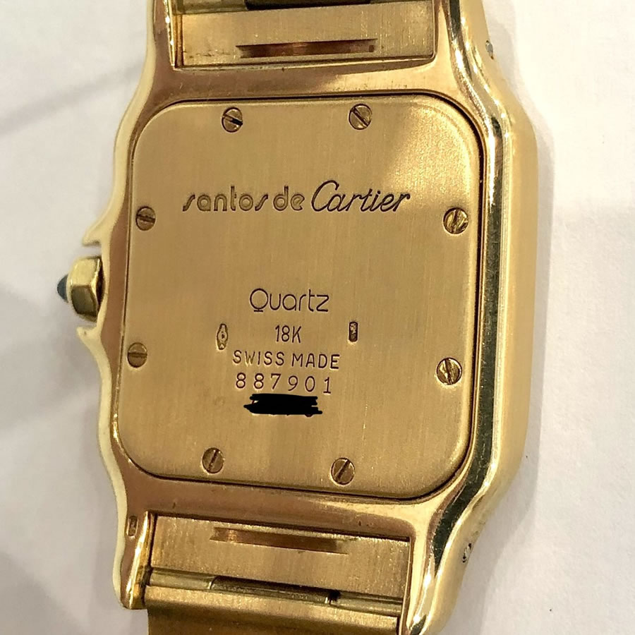 Reloj sales cartier oro