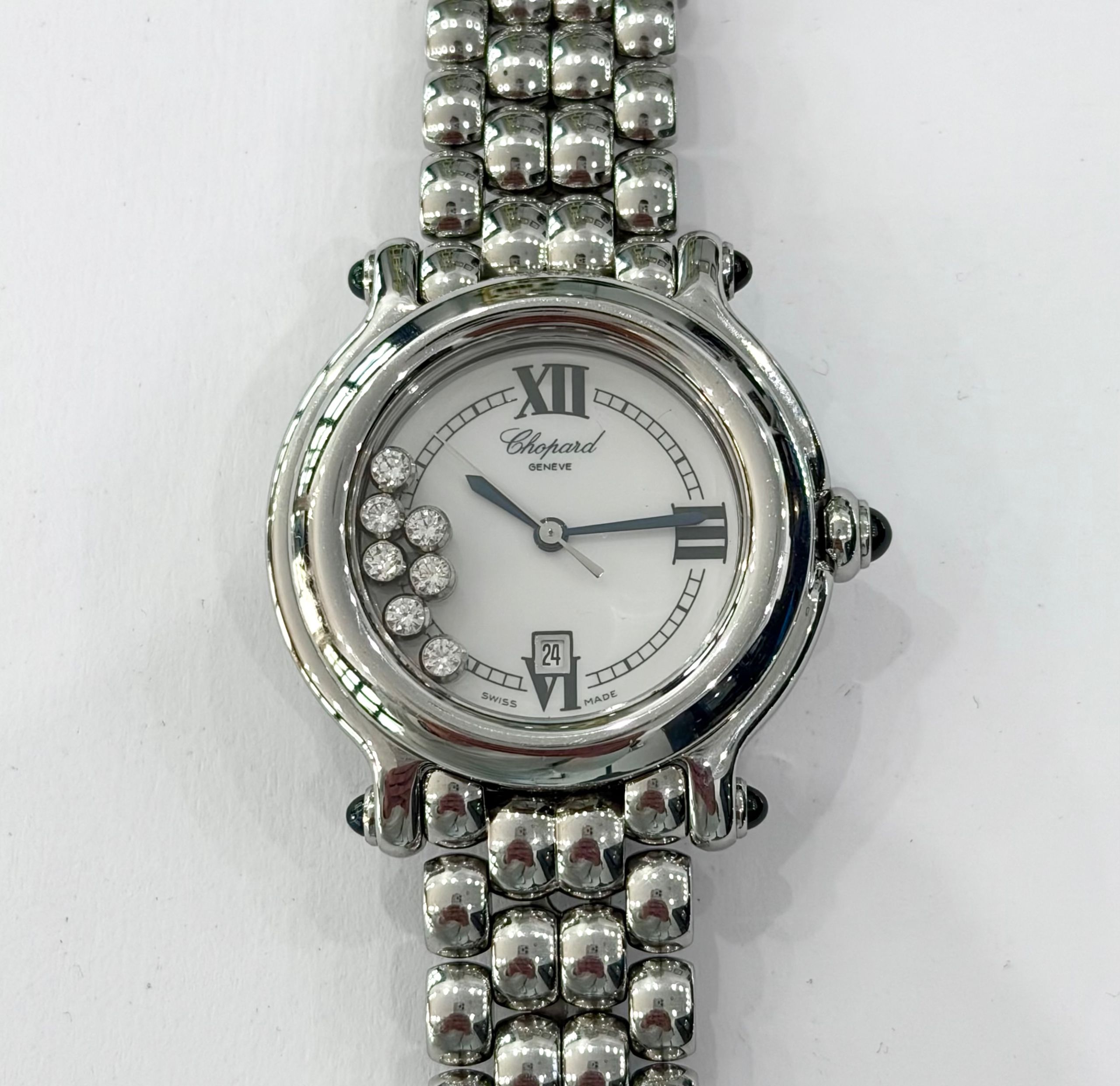 CHOPARD HAPPY SPORT. DIAMANTES. DAMA. ACERO - Imagen 3