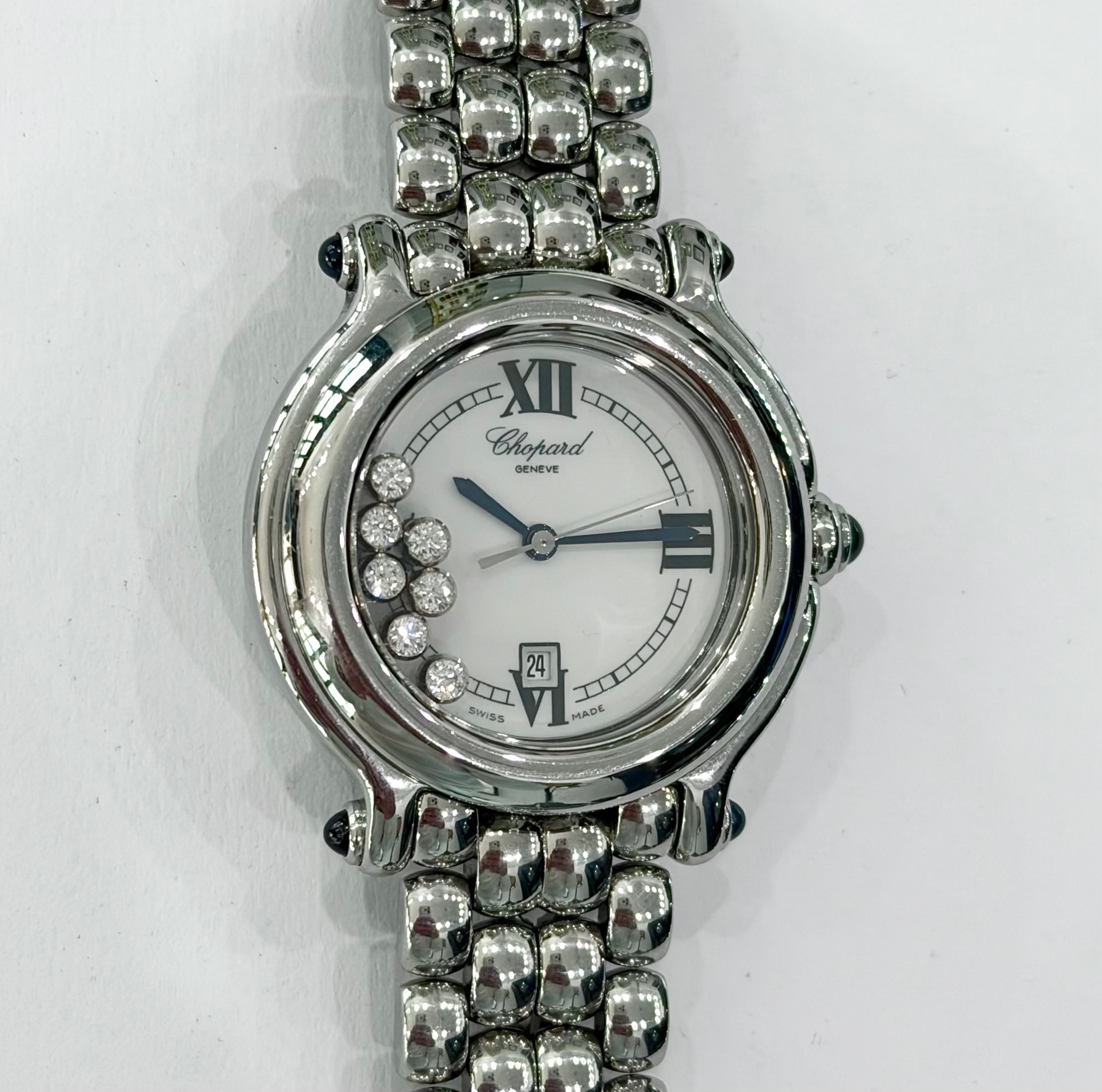 CHOPARD HAPPY SPORT. DIAMANTES. DAMA. ACERO - Imagen 4