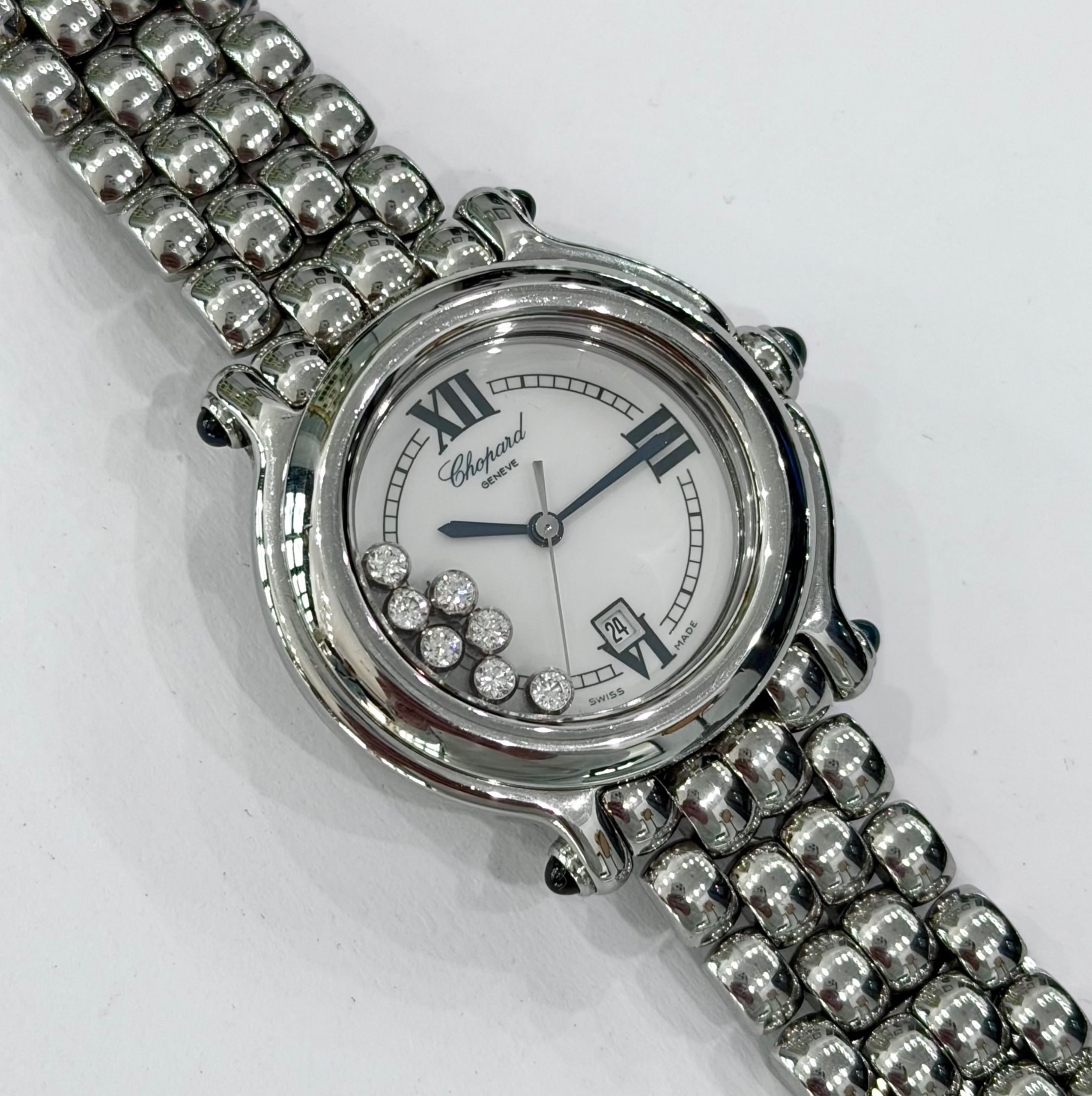 CHOPARD HAPPY SPORT. DIAMANTES. DAMA. ACERO - Imagen 6