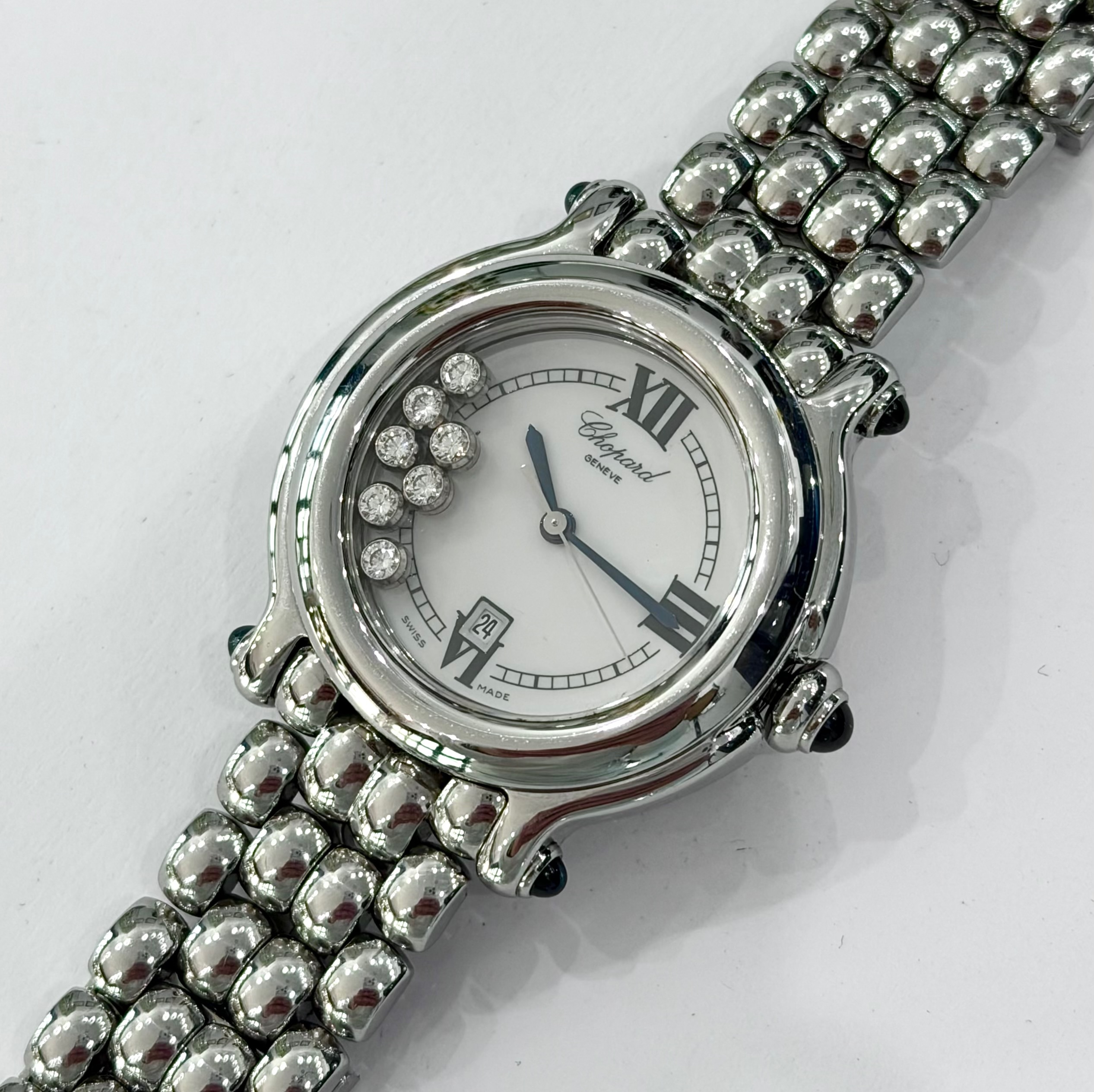 CHOPARD HAPPY SPORT. DIAMANTES. DAMA. ACERO - Imagen 7