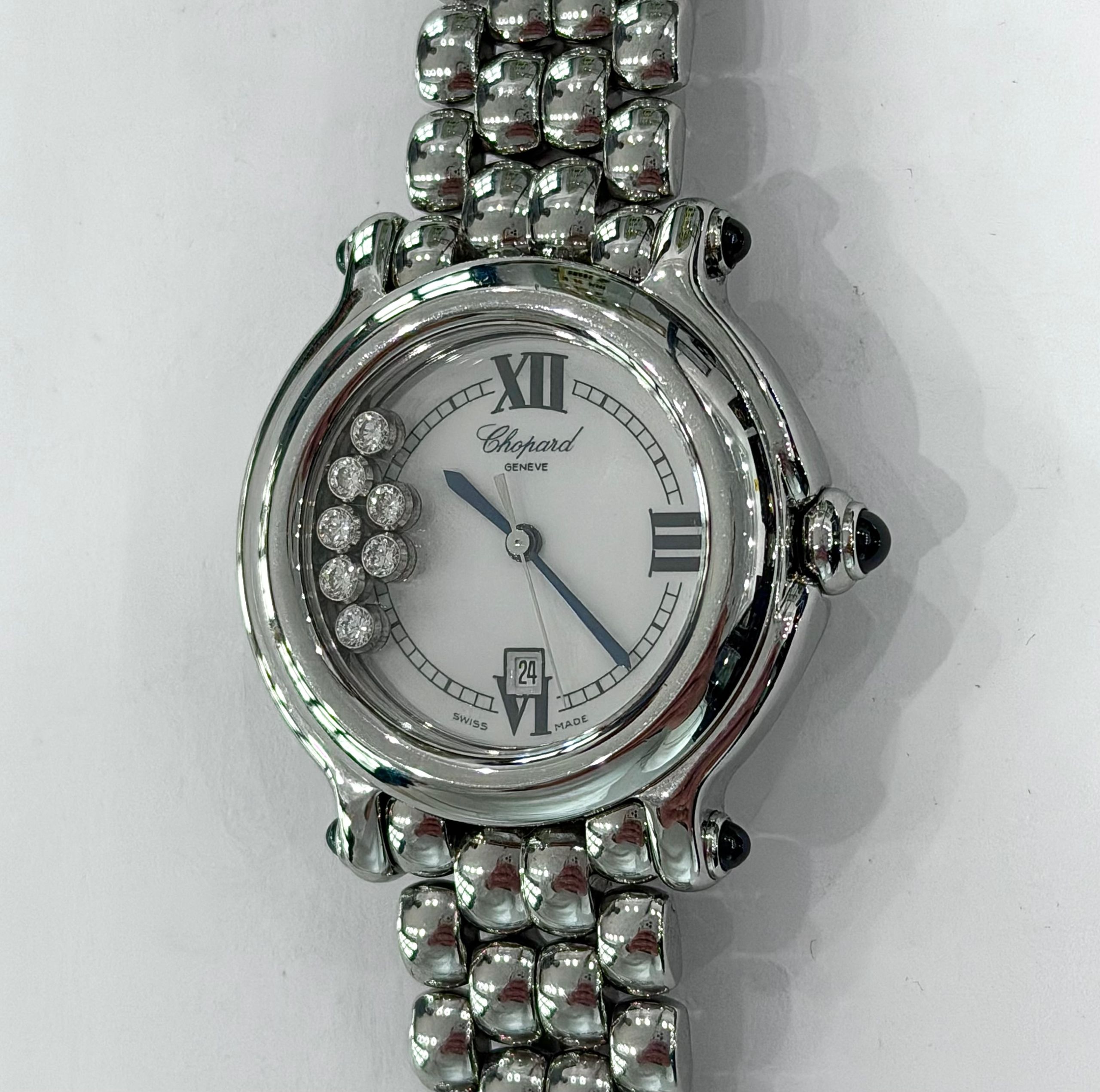 CHOPARD HAPPY SPORT. DIAMANTES. DAMA. ACERO - Imagen 5