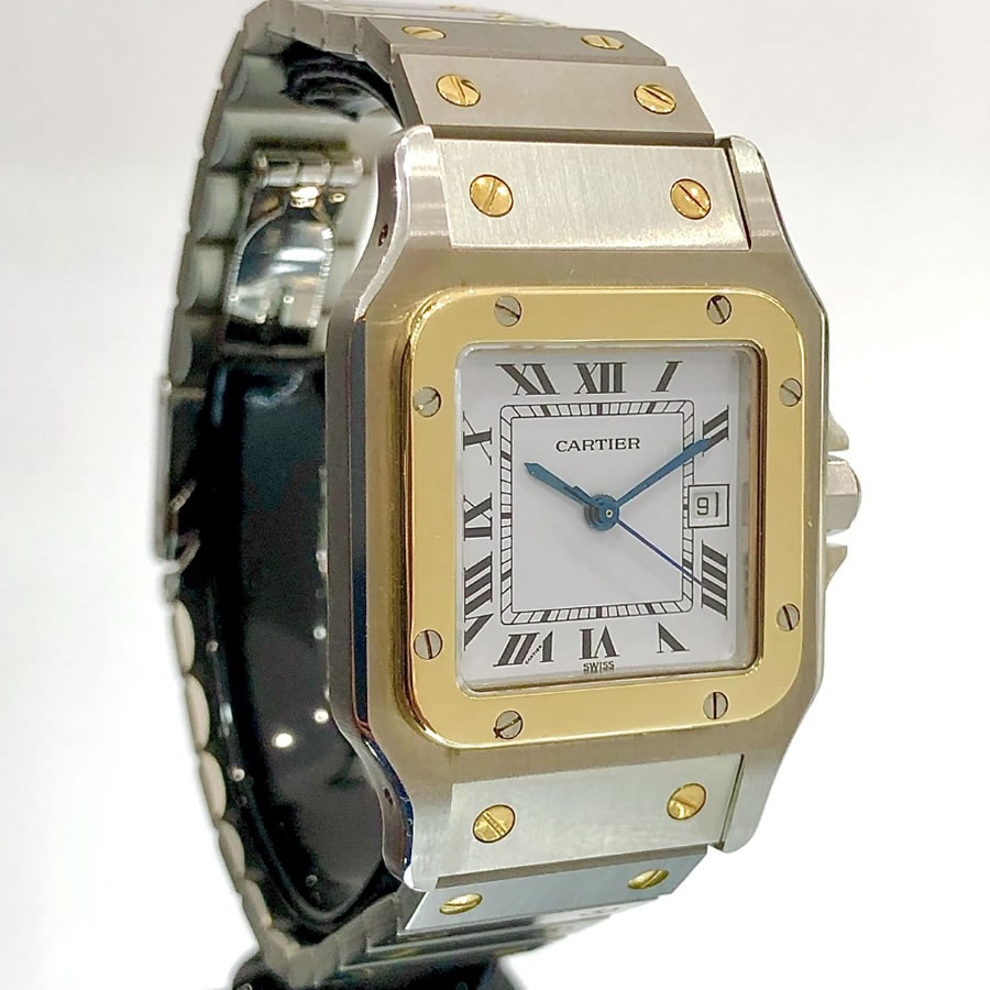CARTIER SANTOS. (NUEVO). ACERO Y ORO