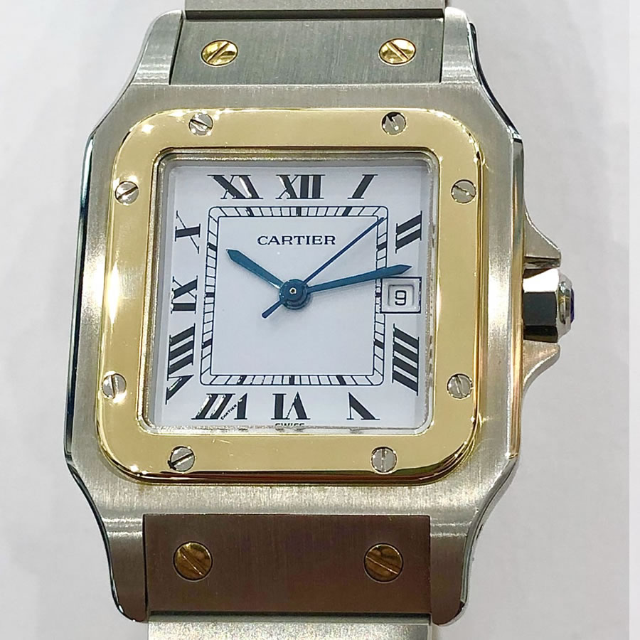 CARTIER SANTOS. (NUEVO). ACERO Y ORO